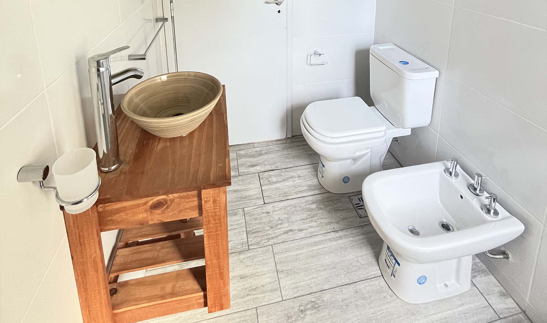 Baño refaccionado a nuevo